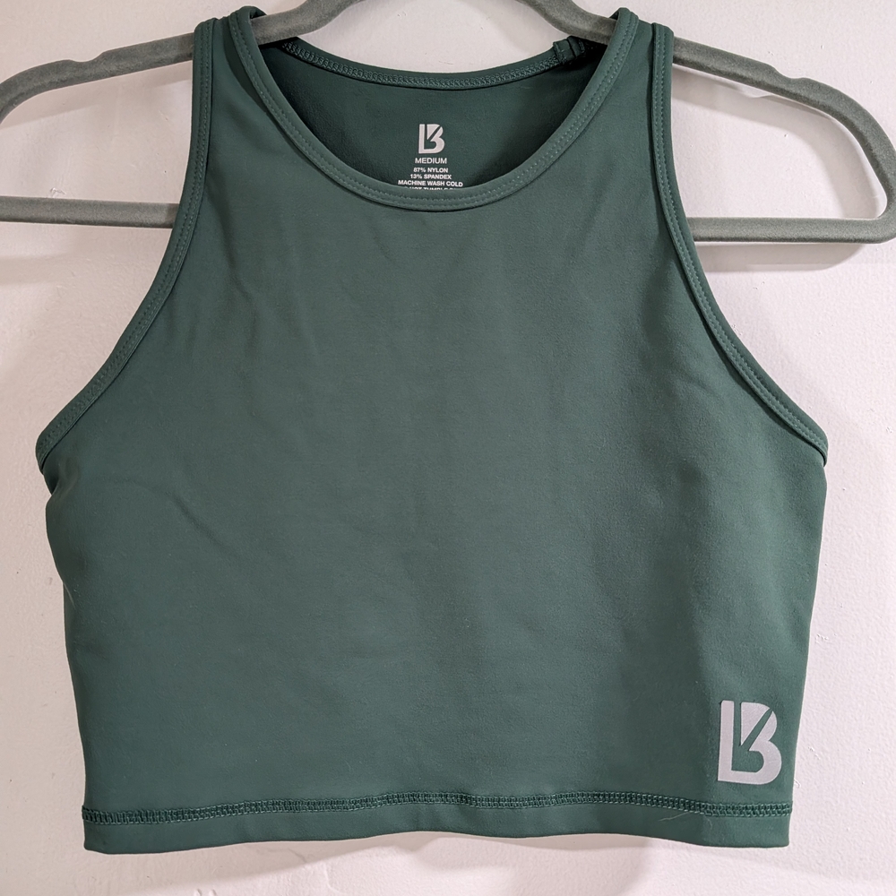 BuffBunny Forest Green Activewear Top
